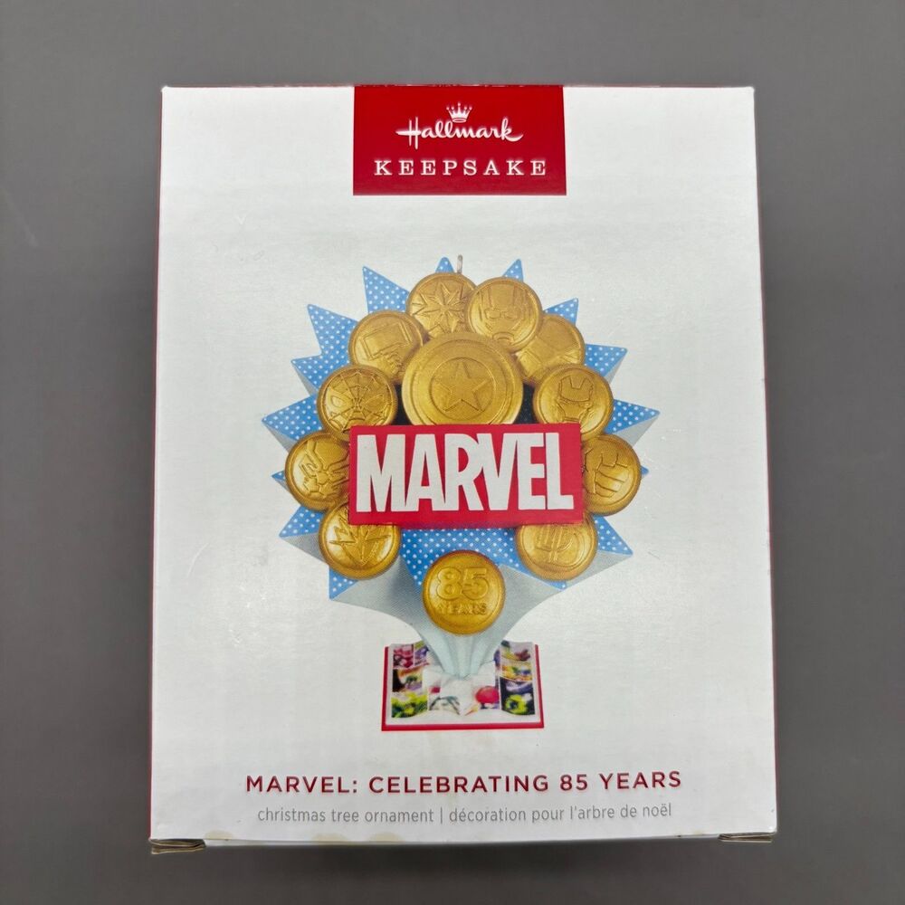 Hallmark Christmas Ornament Marvel Anniversary Celebrating 85 Years 2024 in Box